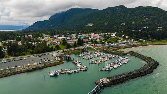 Above marina in Haines Alaska