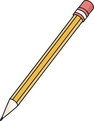 vector illustration of a pencil
