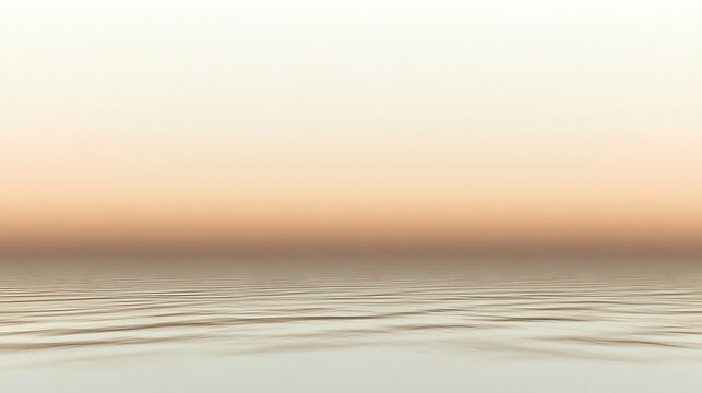 Serene waterscape pastel horizon calm water surface ripples minimalist nature scene