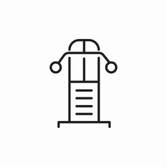 icon vector gym hardwork