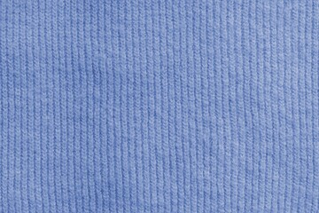 Knitted cashmere blue fabric texture with large fold