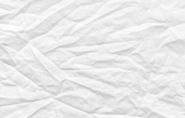 White Paper Texture and textile background. Crumpled white paper abstract shape background with space paper for text