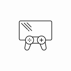 video gaming icon sign vector