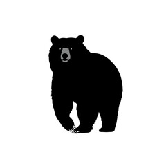 bear silhouette vector