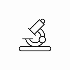 laboratory microscope research icon sign vector