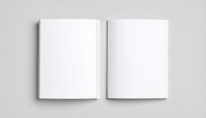 Fototapeta premium Professional Mockup for Book Cover Design or Branding Presentation