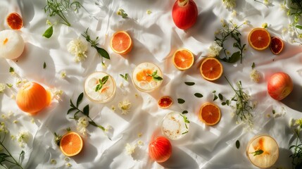 Cooking, gourmet dishes, food styling, and refreshing drinks. --ar 16:9 --v 6.1 Job ID: fe5ab2b2-616f-441a-bfc4-5b581f5c2311