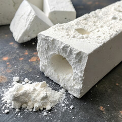 white chalk texture with grainy surface and irregu