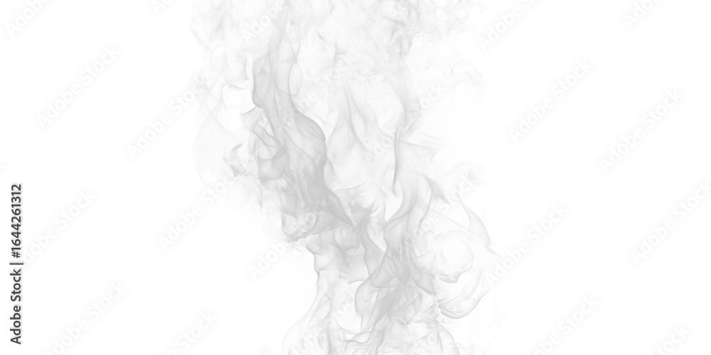 Wall mural a grayscale image showing a cloud like formation against a black background with pixelated edges