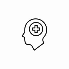 mental health positive icon sign vector