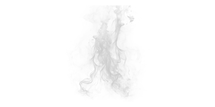 Abstract gray cloud shape isolated against a black background with rough edges and pixelated texture