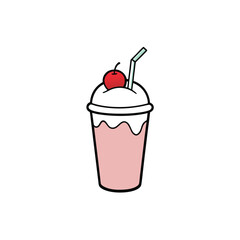 Refreshing lychee and rose iced drink with a frosty splash