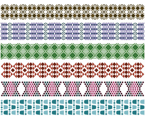 Saudi National Day, set of colored backgrounds for social media designs