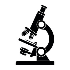 Black microscope scientific instrument laboratory research