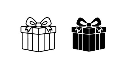 VECTOR Gift Box Icons Celebrate with Presents, Perfect for Design and Festive Cheer