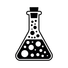 Flask with Bubbles laboratory science