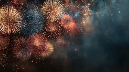 Usa written in fireworks on black background displayed on Fourth of July