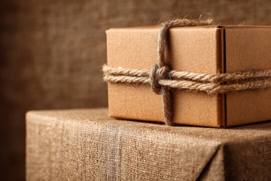 Dynamic Packaging: Enclosed Brown Bubble Materials in Cardboard Box for Freight Delivery