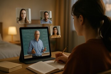 Virtual Learning Session with Diverse Online Participants