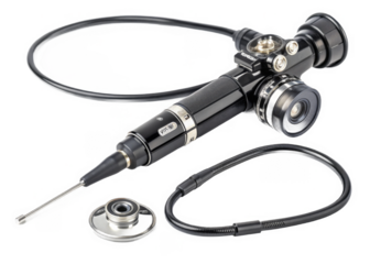 endoscope on a isolated transparent background	