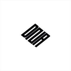 Modern abstract DNA logo design featuring geometric lines for innovative data analysis and digital transformation branding
