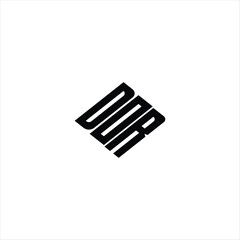 Modern abstract DOR logo design featuring geometric lines for innovative data analysis and digital transformation branding