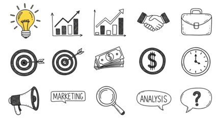 Hand-Drawn Business Doodles