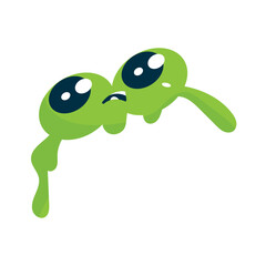 Isolated spooky halloween toad animal Vector