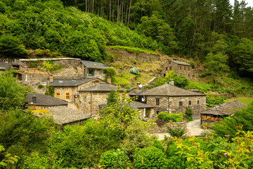 natural and typical landscapes near Taramundi. Asturias. Spain.