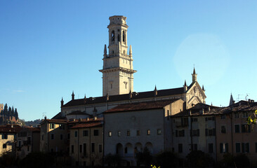 Obraz premium Il Duomo, Cathedral Church of Verona, Italy 