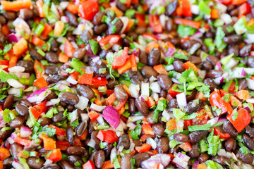 Refreshing Cold Black Bean Salad