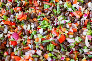 Refreshing Cold Black Bean Salad