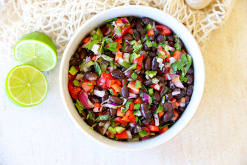 Refreshing Cold Black Bean Salad