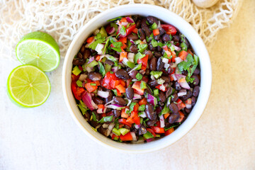 Refreshing Cold Black Bean Salad