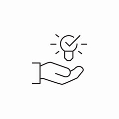 confirmed innovation icon sign vector