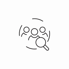 group analysis icon sign vector