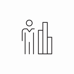 personal growth icon sign vector