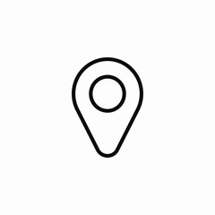 location marker icon sign vector