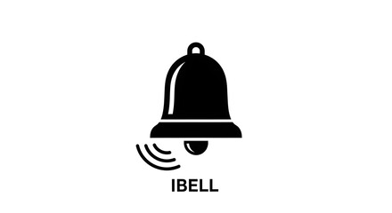 Get attention with this classic bell icon, perfect for notifications and urgent alerts in black and white design