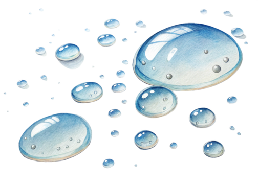 water drops on glass