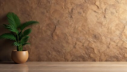 Sleek brown stone wall texture, minimalist studio backdrop , concrete, brown, home