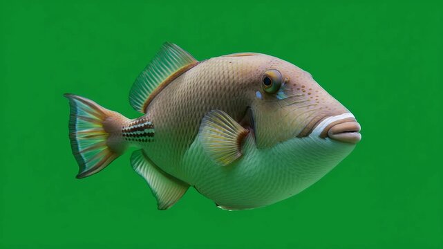 Close-up of a triggerfish