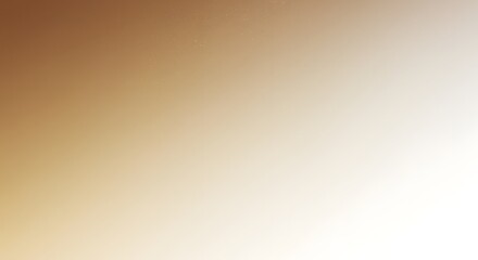 Soft abstract background with a smooth gradient from warm golden brown to a gentle white glow, creating a blurred light effect.
