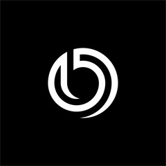 A bold "OB/BO Monogram" logo. This modern design features a stylized 'O' and 'B' cleverly intertwined, conveying a sense of unity and continuous innovation with a sleek, minimalist style. © ignatius_bimo_n