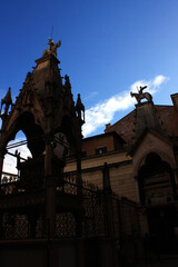 Scaliger Tombs, the gothic funerary complex of the Scaligeri Family in Verona, Italy  © Stanford Lone