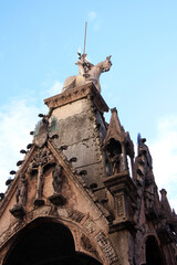 Scaliger Tombs, the gothic funerary complex of the Scaligeri Family in Verona, Italy  © Stanford Lone
