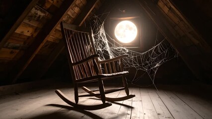 Antique rocking chair attic - Powered by Adobe