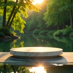 Natural Landscape Product Display Mockups Background