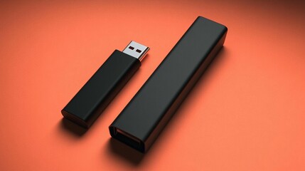 Compact USB Drive with Case