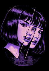 girl with a cigarette